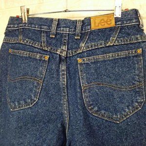 80s High Waist Denim Mom Jeans Sz-14L Tapered Leg